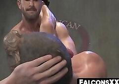 Hairy hunk receives sensual dick sucking before a raw anal fucking