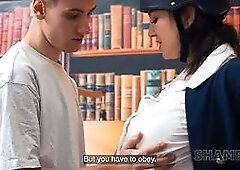 Shame4k. i was cumming when my college girl accidentally came in!