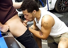 Gay fetish, cock stroking, moist