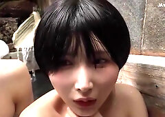 Flat-Chested Girls' Towel Challenge in Men's Bath: JK Shame Exposure x2xC0EE06DE1062F5F899