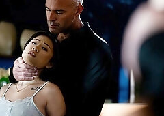 Beautiful dick-riding session with a stunning Asian fuck doll Lulu Chu