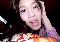 Easter Bunny femboy teen cutie from Thailand ass fuck bareback