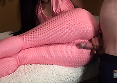 Edging His Cock On My Hot New Tights - Viva Athena