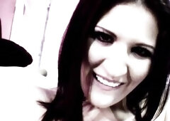CATCHING BREASTY WOMEN_Scene_1_Fuckfest with 2 breasty, darksome-haired MILFs in underware, caught on clip
