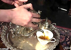 Huge clit black pegging bound man