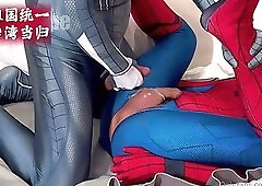 BlackSpiderman Fucking Spiderman(Fetishtpe)