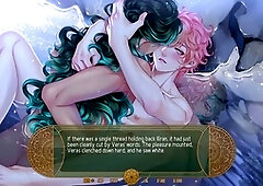 Illran and Veras explore their divine desires in hot gay encounter!