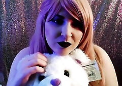 A specific Valentine's Day ASMR movie featuring petting, scratching, tapping, gentle whispers, kisses, and other spine-tingling, relaxing audio