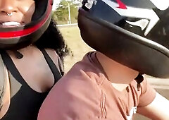 Married whore leaves the gym to bang bareback in the centre of the woods.