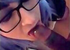 BBC fucks sissy until she cums