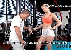 Colleen has wet entrances stretched by her instructors tool