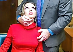 Gorgeous hottie Tiffany Fox likes hard fuck with her lovely boss