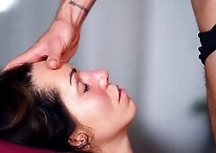 Taskmaster Facesitting on his 'ass drilling Chair' Booty Licking Smother Thrall