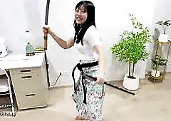 Asian Girl ,need training not only her sword but also her pussy