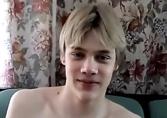 Crazy male in incredible amature, solo gay sex clip