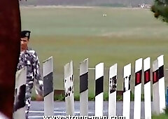 Hot Threeway Cock Suck In Army