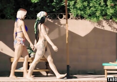 cougar seducing her hispanic tranny neighbor