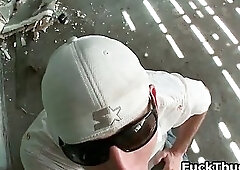 White trash gets sucked by black thug 29 by FuckThug