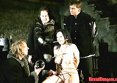 Fortune Teller Gypsy Sees her Own BDSM & Gang Bang Punishment