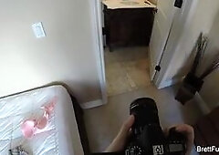 Brett takes you behind the scenes of her hot masturbation scene.