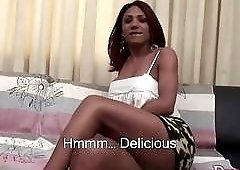 Horny shemale whore dicks a stud up the ass hard