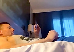 A long solo session of pleasuring my cock at the gym since I can't go on cam