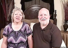 Cari, age 59, and Pat, age 60 have been married 26 years. This is their 1st time doing a porn clip but that babe has done a little erotic photography 