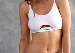 Spicy solo undressing with a gorgeous busty babe StasyQ