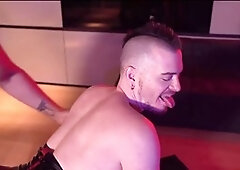 Tattooed Axel Abysse takes on a wild anal fisting adventure