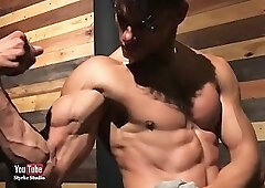 Andrei Karenin Working Out, Flexing and Posing