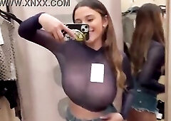 Breasty Most good Ally Inadvertently Sends Me Changing Room Movies