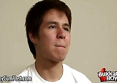 Handsome guy sucking on fat cocks