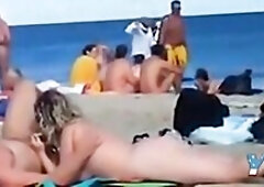 Swinger voyeur amateur strand am Strand