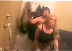 Amateur tranny fucked hard