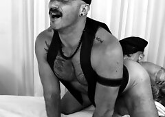 Leather Guys Love Ass Rimming And Sex