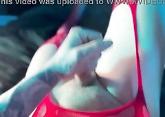 femboy trap in red underware (flawless body)