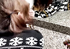 Stretched the throat and vagina of a gorgeous cutie Gera Geyn and came on her gorgeous face