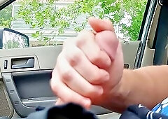 catches me wanking, so I panicked and nutted!