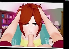 Adult games, support, creampied