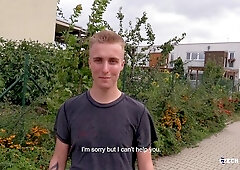 Hairy blonde bottom riding cock in POV