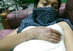 Sexy desi Indian woman with giant udders in steamy videos