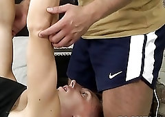 A little workout turns into intense gay fucking