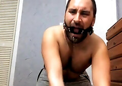 Cuffed And O-ring Gagged