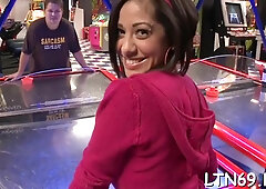 Vanessa Leon - Adorable Latina Brunette Enjoys Extreme Se
