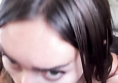 Make Me Cum Whore - Sisi Rose Gets Drilled On A Intimate Jet -Amateur POV - Teddy Tarantino