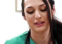 MESMERIZED - Super hot Nurse Khloe Kay Gets Gang-fucked By A Lot Of Wonderful Trans Honeys FRENCH SUBTITLES