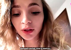 **vlog two: My Quick Journey with Squid Game, Wanking at the Airport, Sex at t...