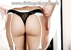 Nylons Fetishist Katya Clover Masturbates in Public