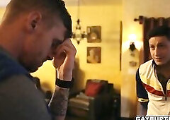 Ryan Jordan having a playdate with his girlfriends bro