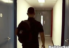 Cocksucking UK sub dominated over by a dom